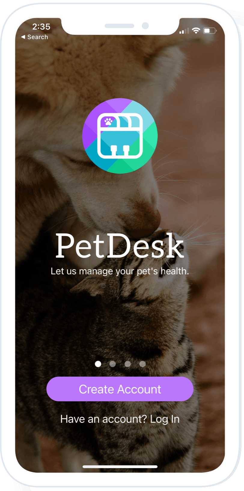 PetDesk splashscreen